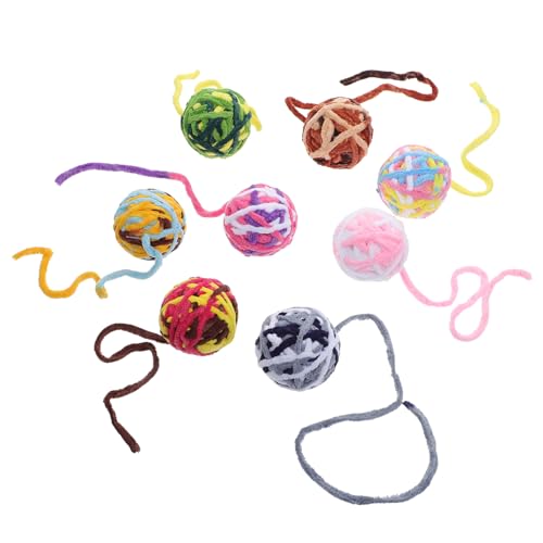 PRETYZOOM 8 Stücke Kätzchen Spielzeug Katze Interaktive Woolen Garn Bälle Glocke Haustier Kauen Spielzeug Für Katzen PRETYZOOM 8 Stücke Kätzchen Spielzeug Katze Interaktive Woolen Garn Bälle Glocke Haustier Kauen Spielzeug Für Katzen von PRETYZOOM