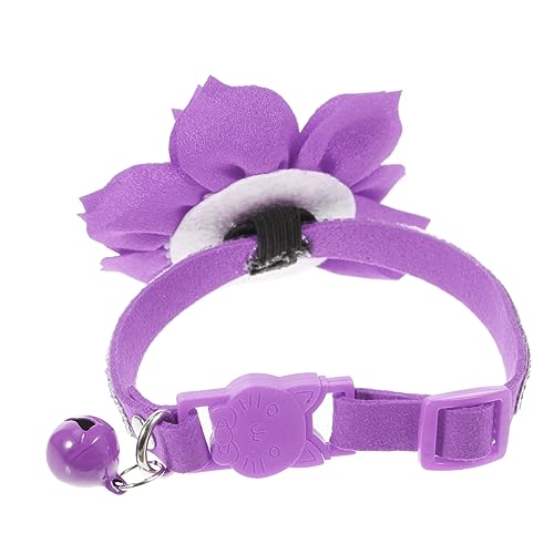 PRETYZOOM Luxuriöses Katzenhalsband Mit Kristallsteinen Verstellbare Hundehalskette Modisches Haustier-Accessoire Bequem Für Welpen Und Katzen von PRETYZOOM