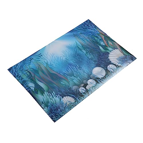 PRETYZOOM Aquarium Hintergrundpapier Selbstklebende Wanddekoration Für Fischtanks Hochauflösende Langlebige Dekoration Für Aquarien Einfache Anwendung Und Wiederverwendbarkeit von PRETYZOOM