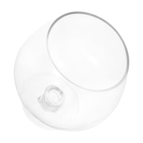 PRETYZOOM Aquarium im Goblet Design Dekorativer Desktop Fischbowl für Goldfische Wasserpflanzen und Hydroponik von PRETYZOOM