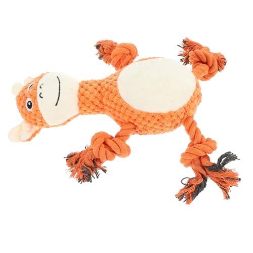 PRETYZOOM Interaktives Quietschendes Hundespielzeug Cartoon-Giraffe für Welpen Mittelgroße und Hunde Sicher und PRETYZOOM Interaktives Quietschendes Hundespielzeug Cartoon-Giraffe für Welpen Mittelgroße und Hunde Sicher und von PRETYZOOM