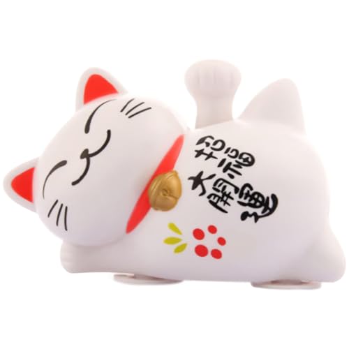 PRETYZOOM Büro Katzendekor Hallo Figuren Spiel Katzenspielzeug Zauberstab Interaktives Katzenspielzeug Kätzchenlampe Katzen Automatischer Glücksbringer Katzenspielzeug Katzenpuzzle Drinnen von PRETYZOOM
