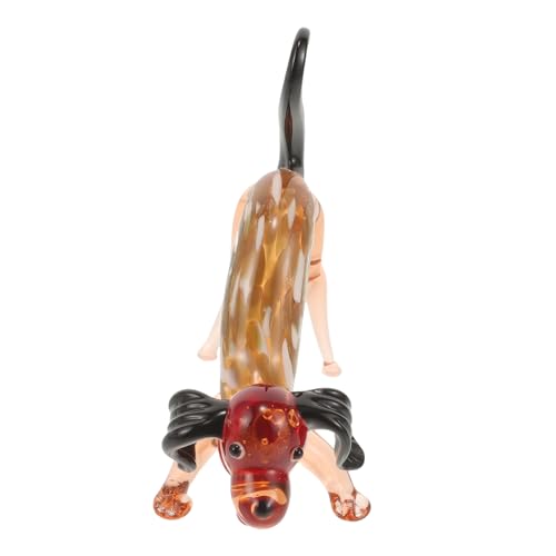 PRETYZOOM Dackel-hundeschmuck Dackel- Hundespielzeug Hundebecken Hundemarken Hundekleidung Für Haustiere Tierfiguren Beiß Für Welpen Welpenspielzeug Hundefigur Glas von PRETYZOOM