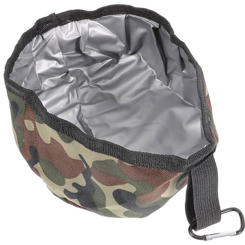 PRETYZOOM Faltbarer Futternapf für Haustiere, Futternapf für langsames Fressen, Dressur für Welpen, Snack-Tasche für kleine Schüssel, Nahrung, Reisen, Oxford-Stoff von PRETYZOOM