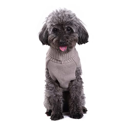 PRETYZOOM Welpenkleidung Hundepullover Einzigartiges Squama-Muster Warm Für Größe XXL Grau PRETYZOOM Welpenkleidung Hundepullover Einzigartiges Squama-Muster Warm Für Größe XXL Grau von PRETYZOOM