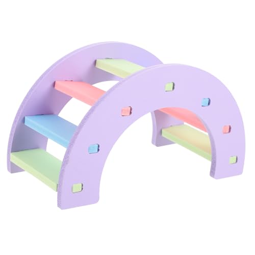 PRETYZOOM Hamster Brücke Spielzeug Für Kleine Tiere Kletterarch Für Hamster Chinchillas Und Meerschweinchen Für Käfige Und Tiergerechte Bewegungsförderung Regenbogenbrücke PRETYZOOM Hamster Brücke Spielzeug Für Kleine Tiere Kletterarch Für Hamster Chinchillas Und Meerschweinchen Für Käfige Und Tiergerechte Bewegungsförderung Regenbogenbrücke von PRETYZOOM