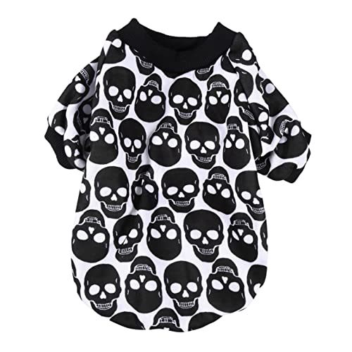 PRETYZOOM Haustier-Party-Outfit Skelett-Kapuzenpullover Weiche Baumwolle Warme Hundekleidung Für Halloween PRETYZOOM Haustier-Party-Outfit Skelett-Kapuzenpullover Weiche Baumwolle Warme Hundekleidung Für Halloween von PRETYZOOM