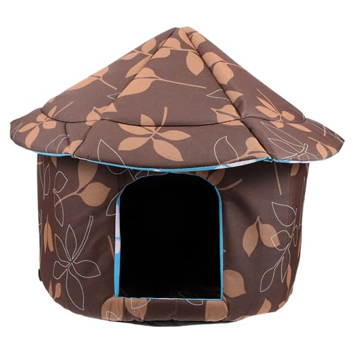 PRETYZOOM Warmes Katzenhaus-kätzchenbett Abnehmbares Halbgeschlossenes Katzennest Für Den Außenbereich Stark Und PRETYZOOM Warmes Katzenhaus-kätzchenbett Abnehmbares Halbgeschlossenes Katzennest Für Den Außenbereich Stark Und von PRETYZOOM
