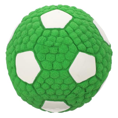 PRETYZOOM Hundespielzeugball Quietschendes Hundespielzeug Quietschball Für Hunde Hund Quietscht Spielzeuggeräusch Quietschende Bälle Für Kleine Hunde Kleiner Fußball Backenzahn Gummi von PRETYZOOM