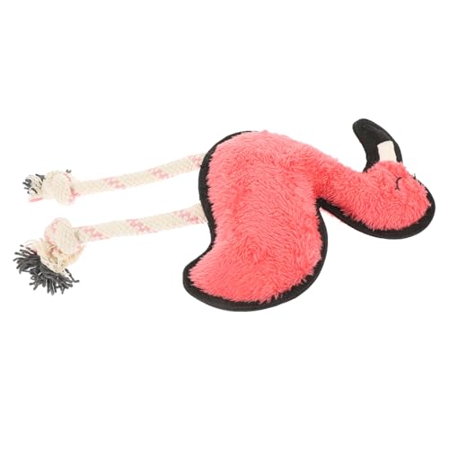 PRETYZOOM Interaktives Spielzeug Für Hunde Flamingo-hundespielzeug Quietschspielzeug Für Kauseilspielzeug Für Hunde Interaktives Hundespielzeug Welpenspielzeug Kleiner Hund Beissen Plüsch von PRETYZOOM