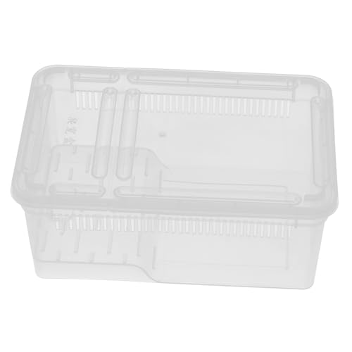 PRETYZOOM Kasten Kletterbox Für Haustiere Schlangenbehälter Schildkrötenkäfige Cricket-Container Spider-Terrarium-kit Stapelbares Reptilienterrarium Schlangenzubehör Plastik Transparent von PRETYZOOM