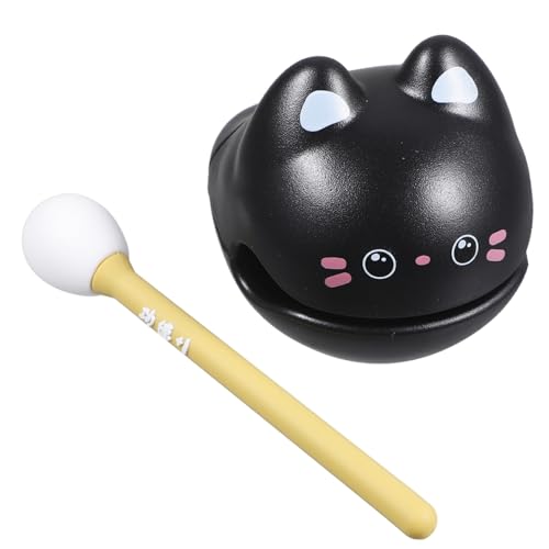 PRETYZOOM Katzenfreundliche Holzfisch Percussion-Spielzeug Für Stressabbau Kreative Deko Für Büro Und Zuhause Beruhigende Klänge Für Katzenliebhaber Und Meditations-enthusiasten von PRETYZOOM