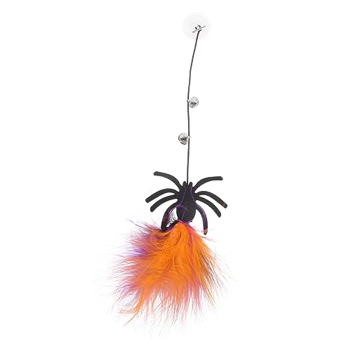 PRETYZOOM Interaktives Katzenspielzeug Mit Saugnapf Selbstspielende Katzenangel Für Stundenlangen Spaß Für Kätzchen Und Haushaltskatzen Halloween-Design Kompakt Und Einfach Zu Befestigen PRETYZOOM Interaktives Katzenspielzeug Mit Saugnapf Selbstspielende Katzenangel Für Stundenlangen Spaß Für Kätzchen Und Haushaltskatzen Halloween-Design Kompakt Und Einfach Zu Befestigen von PRETYZOOM
