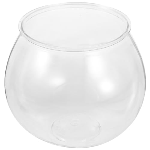 PRETYZOOM Kunststoff-Fischglas Transparentes Aquarium Mini-Aquarium Transparentes Terrarium Blumenvase Pflanzenhalter Für Tischdekoration Heimdekoration von PRETYZOOM