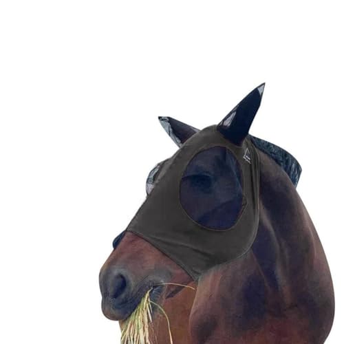 PRETYZOOM Horse mask Pferdefliege Schutzmaske Pferdekopf Mesh maskera Pferdekopf Fliegenprävention Pferdekopfbedeckung von PRETYZOOM