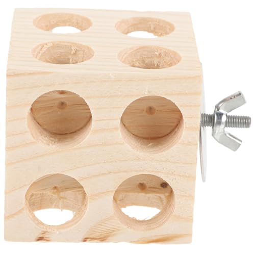 PRETYZOOM Vogel Kauspielzeug Papagei Holzblock Spielzeug für Schnabel Trimmen Mental PRETYZOOM Vogel Kauspielzeug Papagei Holzblock Spielzeug für Schnabel Trimmen Mental von PRETYZOOM