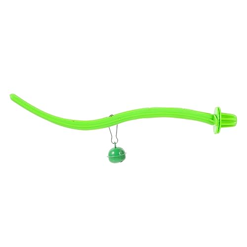 PRETYZOOM Vogelspielzeug Aus Kunststoff Vogelkäfig-sitzstange Papagei-sitzstange Sittich-sitzstange Spielzeug Vogel-stehstock Einzigartiges Design Haustier-Vogel-aktivität von PRETYZOOM