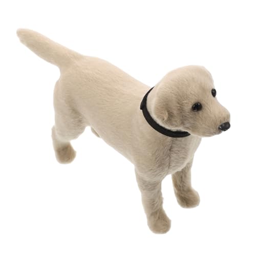 PRETYZOOM Simuliertes Hundemodell Simulationstierspielzeug Labrador-Figur Welpensimulationsspielzeug Gefälschtes Tiermodell Miniaturtierverzierung Vorbildlicher Hund Hundeskulptur Weiß Fell PRETYZOOM Simuliertes Hundemodell Simulationstierspielzeug Labrador-Figur Welpensimulationsspielzeug Gefälschtes Tiermodell Miniaturtierverzierung Vorbildlicher Hund Hundeskulptur Weiß Fell von PRETYZOOM