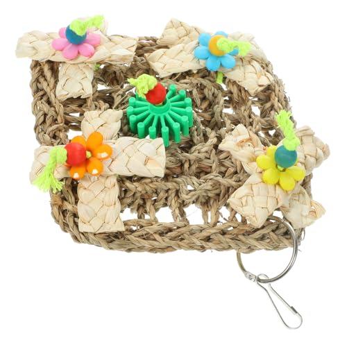 PRETYZOOM Spielzeug Hängemattenmatte Für Et Hängematte Vogelfütterer Hängendes Für Haustiere Vogelhaus Vögel Schaukeln Dekorativer Vogelkäfig Kletternetz Für Zubehör Hölzern Langen PRETYZOOM Spielzeug Hängemattenmatte Für Et Hängematte Vogelfütterer Hängendes Für Haustiere Vogelhaus Vögel Schaukeln Dekorativer Vogelkäfig Kletternetz Für Zubehör Hölzern Langen von PRETYZOOM