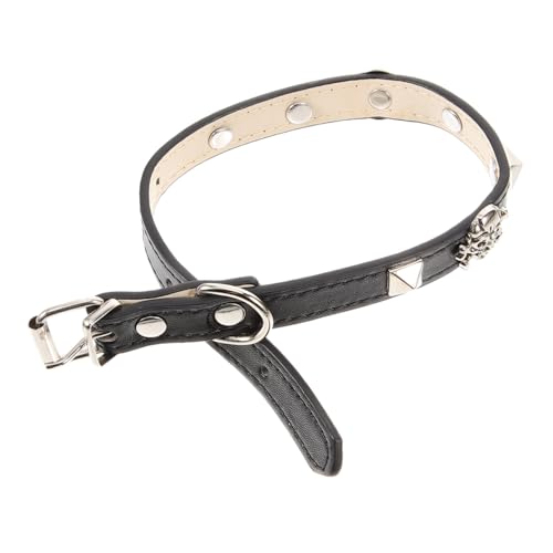 PRETYZOOM -hundehalsband Verstellbares Goth-katzenhalsband Hundehalsband Mit Stacheln Skelett-hundekostüm Spike-Halsband Für Hunde Geisterhundehalsband Kettenblatt Pu Kätzchen PRETYZOOM -hundehalsband Verstellbares Goth-katzenhalsband Hundehalsband Mit Stacheln Skelett-hundekostüm Spike-Halsband Für Hunde Geisterhundehalsband Kettenblatt Pu Kätzchen von PRETYZOOM