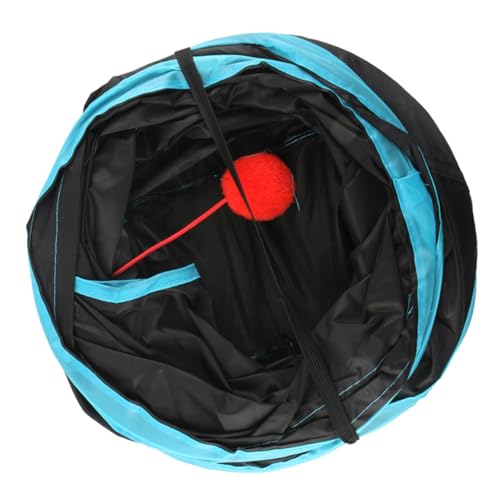PRETYZOOM Katzentunnel-Spielzeug Interaktiver Polyester-Tunnel Für Hauskatzen Lustige Übungsecke Und Spielzeug von PRETYZOOM