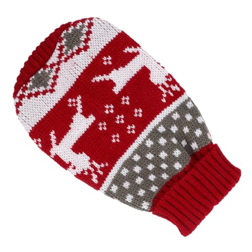 PRETYZOOM Weihnachts-Haustierpullover Kürbis-Outfits Tank-Top Dekor-Strickpullover Bequemer Hundepullover Bequeme Hundekleidung Haustier-Winterweste Haustier-Weihnachtsstrickjacke von PRETYZOOM