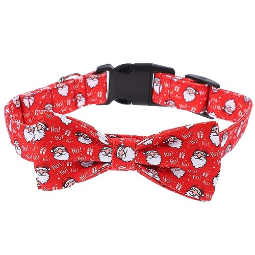 PRETYZOOM Charmantes Haustierhalsband Mit Weihnachtsmann-Schleife Entzückendes - Und Hundehalsband Modisches Dekoratives Für Haustiere von PRETYZOOM