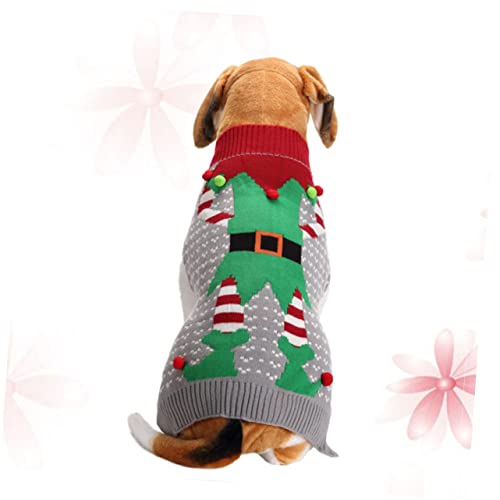 PRETYZOOM Katze Weihnachtspullover Welpenpullover Clown Haustier Pullover Weihnachtspullover für Haustiere Kleider Kleiner Hundepullover Weihnachtskleidung für Haustiere Hündchen Plüschkugel PRETYZOOM Katze Weihnachtspullover Welpenpullover Clown Haustier Pullover Weihnachtspullover für Haustiere Kleider Kleiner Hundepullover Weihnachtskleidung für Haustiere Hündchen Plüschkugel von PRETYZOOM