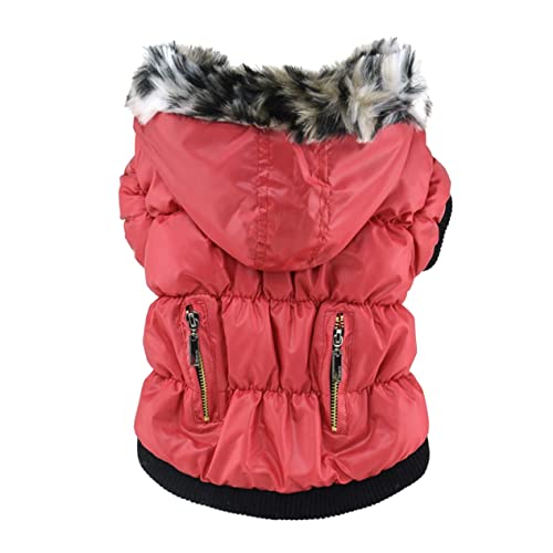 PRETYZOOM Haustier Hund Mantel Warme Haustier Welpen Kleidung Zip-up Schützt Vor Kaltem Wetter von PRETYZOOM