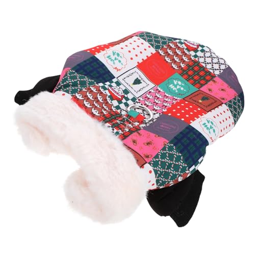 PRETYZOOM Winter-haustierweste Hunde-weihnachtsmantel Hundekostüm Für Den Winter Haustierbekleidung Weihnachtsweste Für Hunde Welpenkleidung Warme Haustier Hund Polyester Baumwollmantel von PRETYZOOM