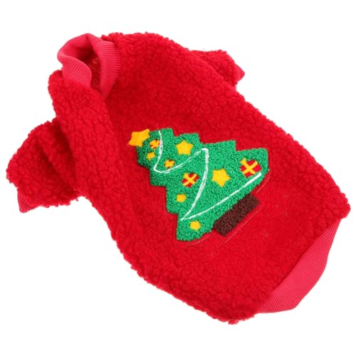 PRETYZOOM Bequemer Haustiermantel Weihnachts-Hunde-Outfit Gemütliche Strickwaren Entzückendes Haustierkleid Warmer Hundemantel Weihnachts-haustierkostüme von PRETYZOOM
