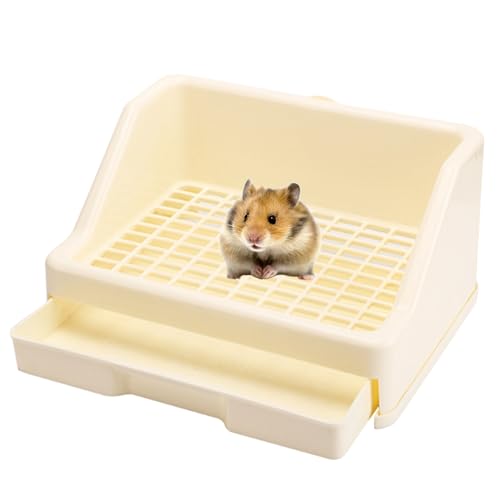 Kaninchentoilette, 11,81 x 8,86 x 6,1 Zoll Kaninchen-Töpfchentrainer-Pfanne mit Gitter, Kleintier-Katzentoilette, Hasentoiletten-Katzentoilette, kleine Bettkasten-Haustierpfanne für Kaninchen-Chinchil Kaninchentoilette, 11,81 x 8,86 x 6,1 Zoll Kaninchen-Töpfchentrainer-Pfanne mit Gitter, Kleintier-Katzentoilette, Hasentoiletten-Katzentoilette, kleine Bettkasten-Haustierpfanne für Kaninchen-Chinchil von PRIMUZ
