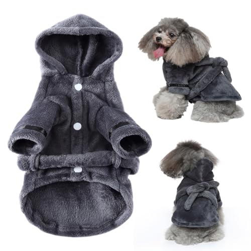 Katzen-Bademantel, Handtuch, zum Trocknen von Hunden, weiche Mikrofaser, super saugfähig, Haustier-Badetücher für kleine, mittelgroße Haustiere und Welpen Katzen-Bademantel, Handtuch, zum Trocknen von Hunden, weiche Mikrofaser, super saugfähig, Haustier-Badetücher für kleine, mittelgroße Haustiere und Welpen von PRIMUZ