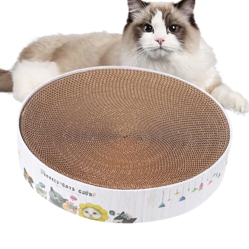 Katzenkratzbrett, Katzenkratzmatte, runde kleine Katzenkratzmatte, Kätzchen Kratzbrett für Möbel Schutz Katzenkratzbrett Katzenkratzspielzeug Katzenkratzbrett, Katzenkratzmatte, runde kleine Katzenkratzmatte, Kätzchen Kratzbrett für Möbel Schutz Katzenkratzbrett Katzenkratzspielzeug von PRIMUZ