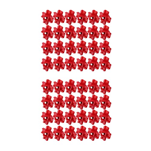 PRIZOM 48 Pack Horizontal Seitlich Angebracht Automatische GeflüGelnippel Sauber Trinker Waterer für HüHnchen oder Wachteln von PRIZOM