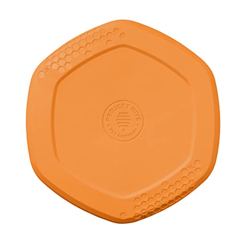 PROJECT HIVE ·PET COMPANY· Frisbee-Scheibe für Hunde mit süßem Mango-Duft, ideal zum Apportieren, enthält eine Leckmatte auf der Rückseite, schwimmt im Wasser, glattes Gleiten, hergestellt in den USA PROJECT HIVE ·PET COMPANY· Frisbee-Scheibe für Hunde mit süßem Mango-Duft, ideal zum Apportieren, enthält eine Leckmatte auf der Rückseite, schwimmt im Wasser, glattes Gleiten, hergestellt in den USA von PROJECT HIVE ·PET COMPANY·