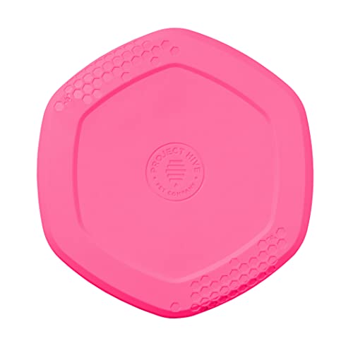 PROJECT HIVE ·PET COMPANY· - Wilder Beerenduft - Hive Frisbee Disc für Hunde - Ideal zum Apportieren - Enthält eine Leckmatte auf der Rückseite - Schwimmt im Wasser, glattes Gleiten - Hergestellt in von PROJECT HIVE ·PET COMPANY·
