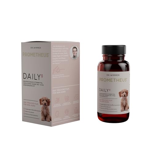PROMETHEUS by Dr. Wimmer Daily S für kleine Hunde (<10 kg) - Gelenkgesundheit, Starke Knochen, gesunde Gehirnfunktion - Vitamine für den Alltag von PROMETHEUS