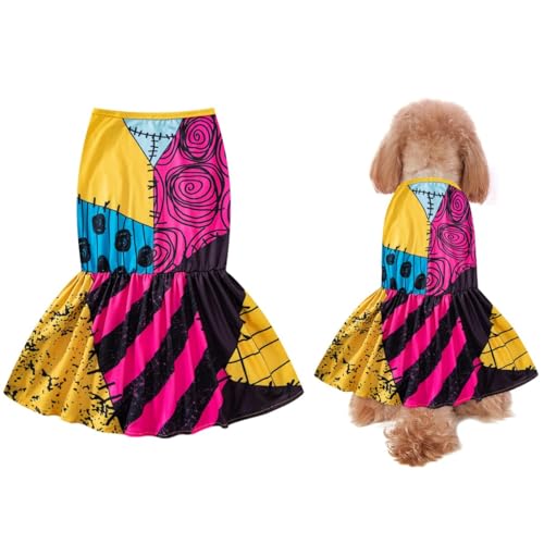 Halloween-Kostüm für Hunde, Motiv: Nightmare Before Christmas, für mittelgroße und große Hunde, Größe M Halloween-Kostüm für Hunde, Motiv: Nightmare Before Christmas, für mittelgroße und große Hunde, Größe M von PROMOTED TO BIG SISTER