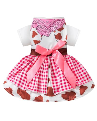 Hunde-Halloween-Kostüm, Cowgirl-Kleid (Größe XL) von PROMOTED TO BIG SISTER