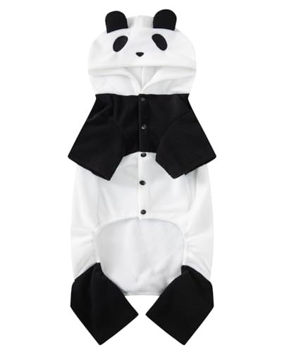 Hunde-Panda-Kostüm, Halloween-Kapuzenpullover, Größe XXL von PROMOTED TO BIG SISTER
