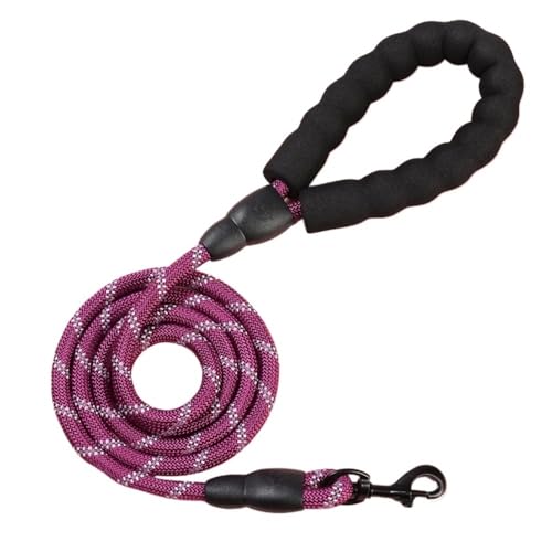 Hundeschleppseil, 120/150/200/300 cm, Nylon-Haustierleinen, reflektierende Hundeleine for mittelgroße, kleine und große Hundeleinen, Seile, Haustierzubehör, Hundeleine(Purple,1.2cm 1.2M) von PRPRP
