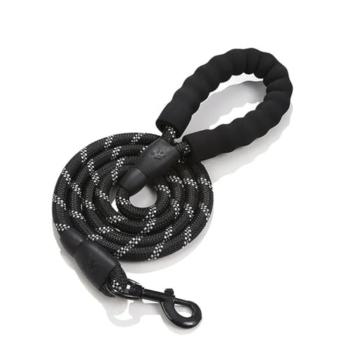 Trainingsleine for Hunde, Trainingsseil, Starke Hundeleine, Haustierleinen, reflektierende Leine for kleine, mittelgroße und große Hundeleine, Drag Pull Tow, Golden Retriever Hundeleine(Black,300CM) Trainingsleine for Hunde, Trainingsseil, Starke Hundeleine, Haustierleinen, reflektierende Leine for kleine, mittelgroße und große Hundeleine, Drag Pull Tow, Golden Retriever Hundeleine(Black,300CM) von PRPRP