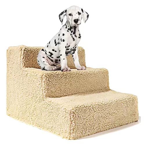 3 Stufen Haustiertreppe Kletterleiter EIN- und Aussteigen aus dem Bett Kletterleiter Kleine Hundestufen mit maschinenwaschbarem Bezug 3 Stufen Haustiertreppe Kletterleiter EIN- und Aussteigen aus dem Bett Kletterleiter Kleine Hundestufen mit maschinenwaschbarem Bezug von PRUJOY