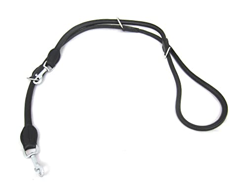 PS Pferdeartikel Leder Hundeleine Vario Round rundgenäht 3-Fach verstellbar aus weichem Nappaleder Farbe schwarz PS Pferdeartikel Leder Hundeleine Vario Round rundgenäht 3-Fach verstellbar aus weichem Nappaleder Farbe schwarz von PS Pferdeartikel