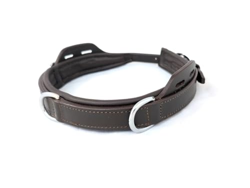 PS Pferdeartikel Semi Kappzaum Calin Leder Nasenteil Cavesson - gepolstert Größe Full - Braun mit silbernem Beschlag PS Pferdeartikel Semi Kappzaum Calin Leder Nasenteil Cavesson - gepolstert Größe Full - Braun mit silbernem Beschlag von PS Pferdeartikel