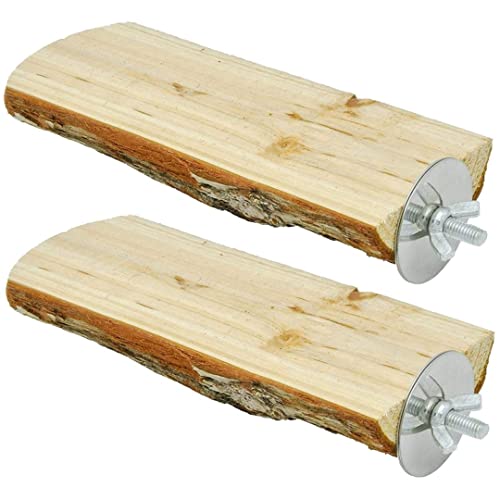 Papageienkäfig Barsch, Holz für Vögel (2 Packungen) 1 von PSFDEWT