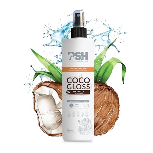 PSH Coco Gloss Lotion, Kokos-Lotion für Hund und Katze, höchster Glanz, ohne Ausspülen, 300 ml von PSH PET SKIN HEALTHCARE