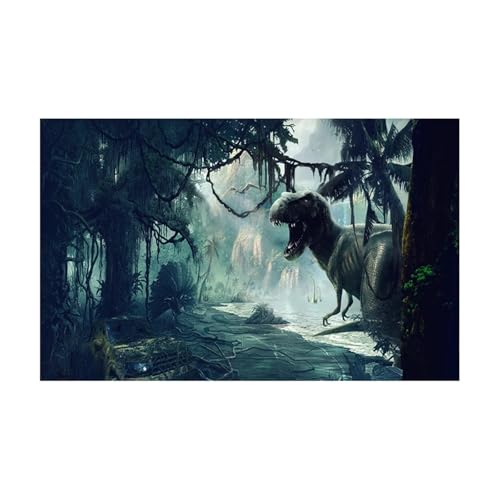 PSNKLMM Aquarium Hintergrund Aufkleber Dinosaurier Poster Fisch Tank Dekoration Selbst Klebe Tapete Hintergrund(30x40cm) von PSNKLMM