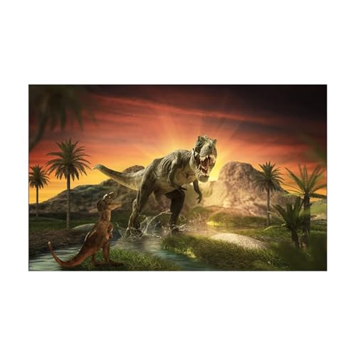 PSNKLMM Aquarium Hintergrund Aufkleber Dinosaurier Poster Fisch Tank Dekoration Selbst Klebe Tapete Hintergrund(40x80cm) von PSNKLMM
